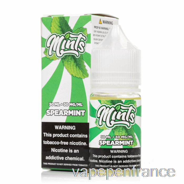 Sels De Menthe Verte - Menthes Vape Co - 30 Ml 30 Mg Stylo Vape